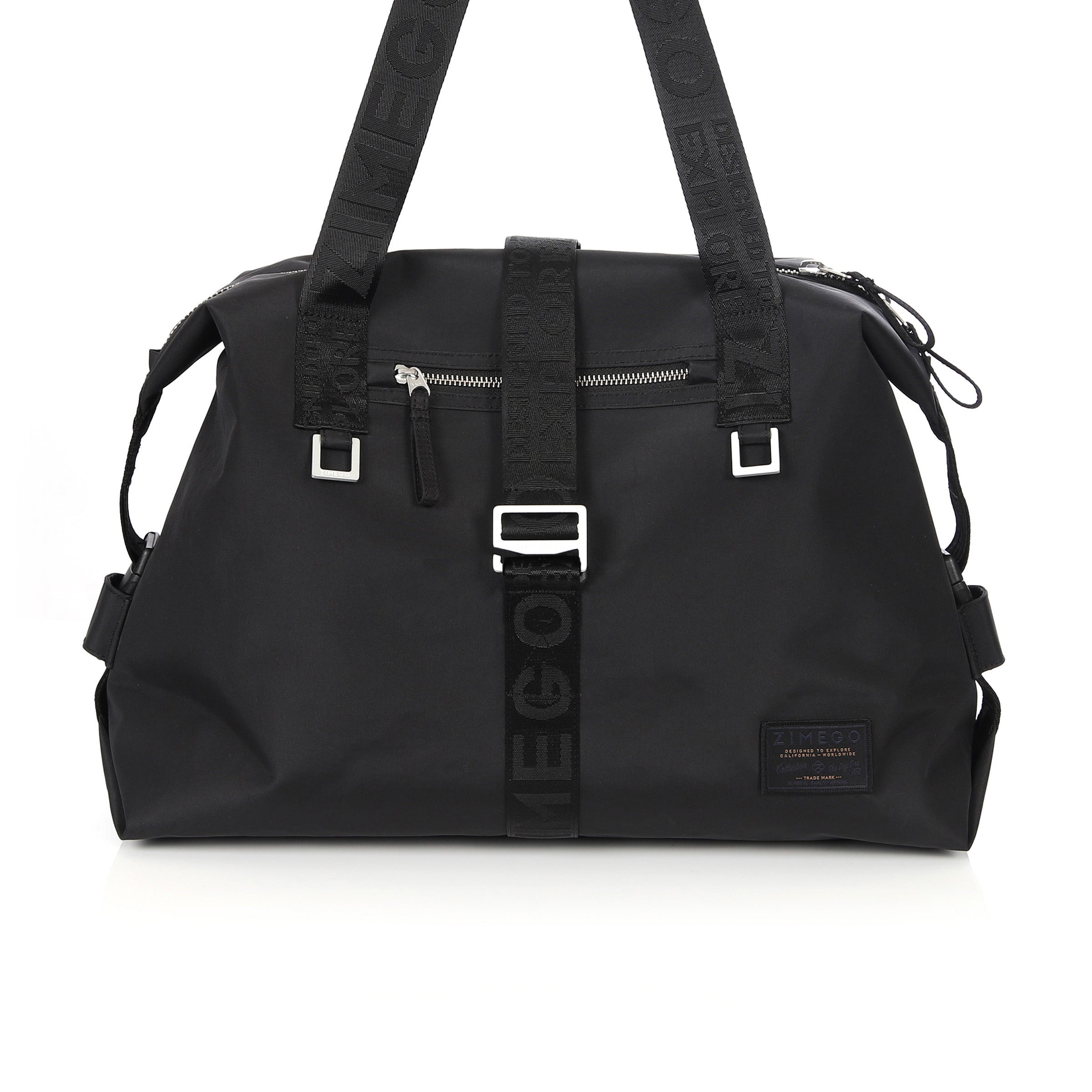 Duffel Bags - Zimego Co. - Weekender for Men and Women Perfect Size Duffel for a Day Trip Gym School and Work
