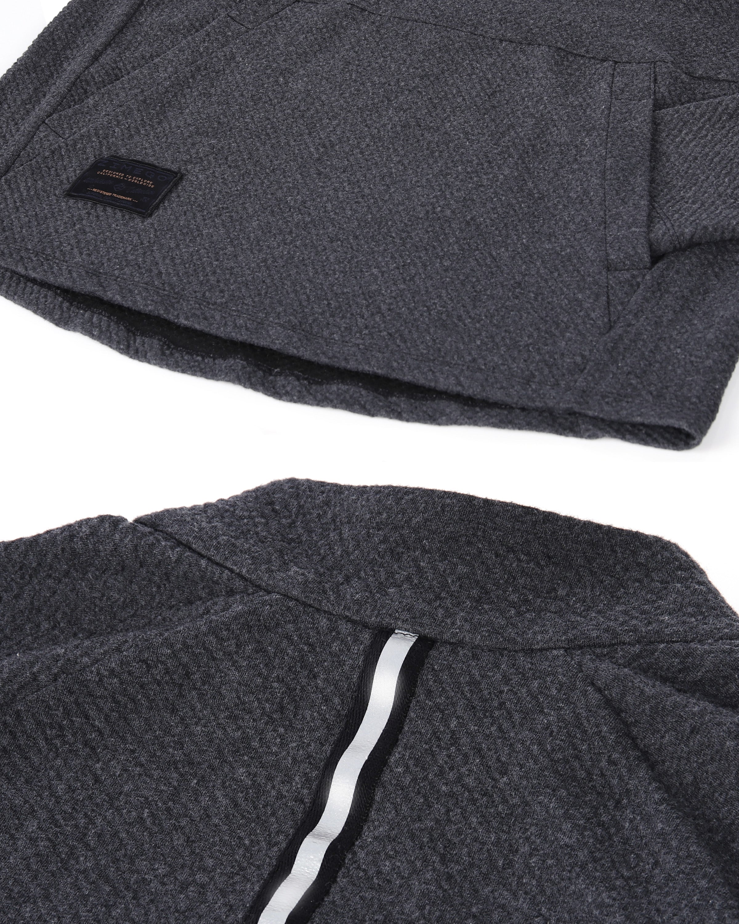 ZIMEGO Men's Slim Roadtripper Half Zip Pullover Sweatshirt Pack of 2