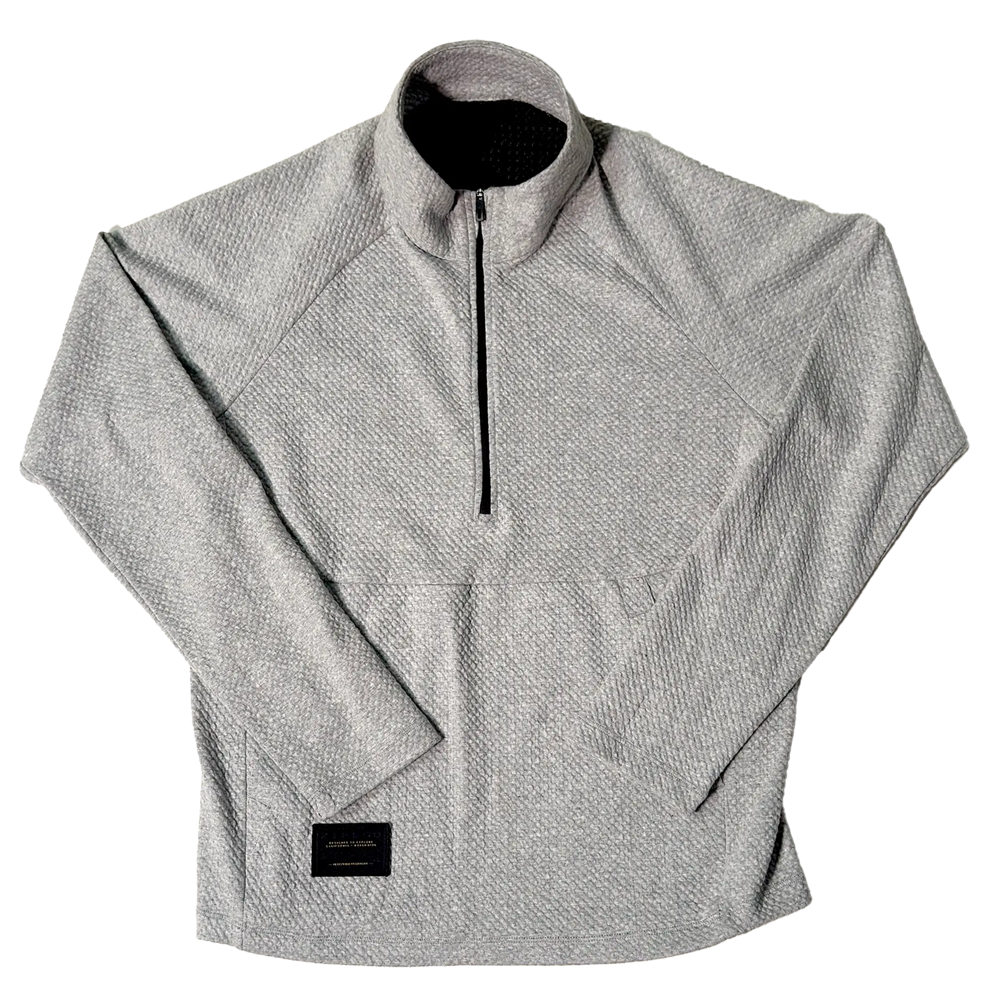 ZIMEGO Men's Slim Roadtripper Half Zip Pullover Sweatshirt