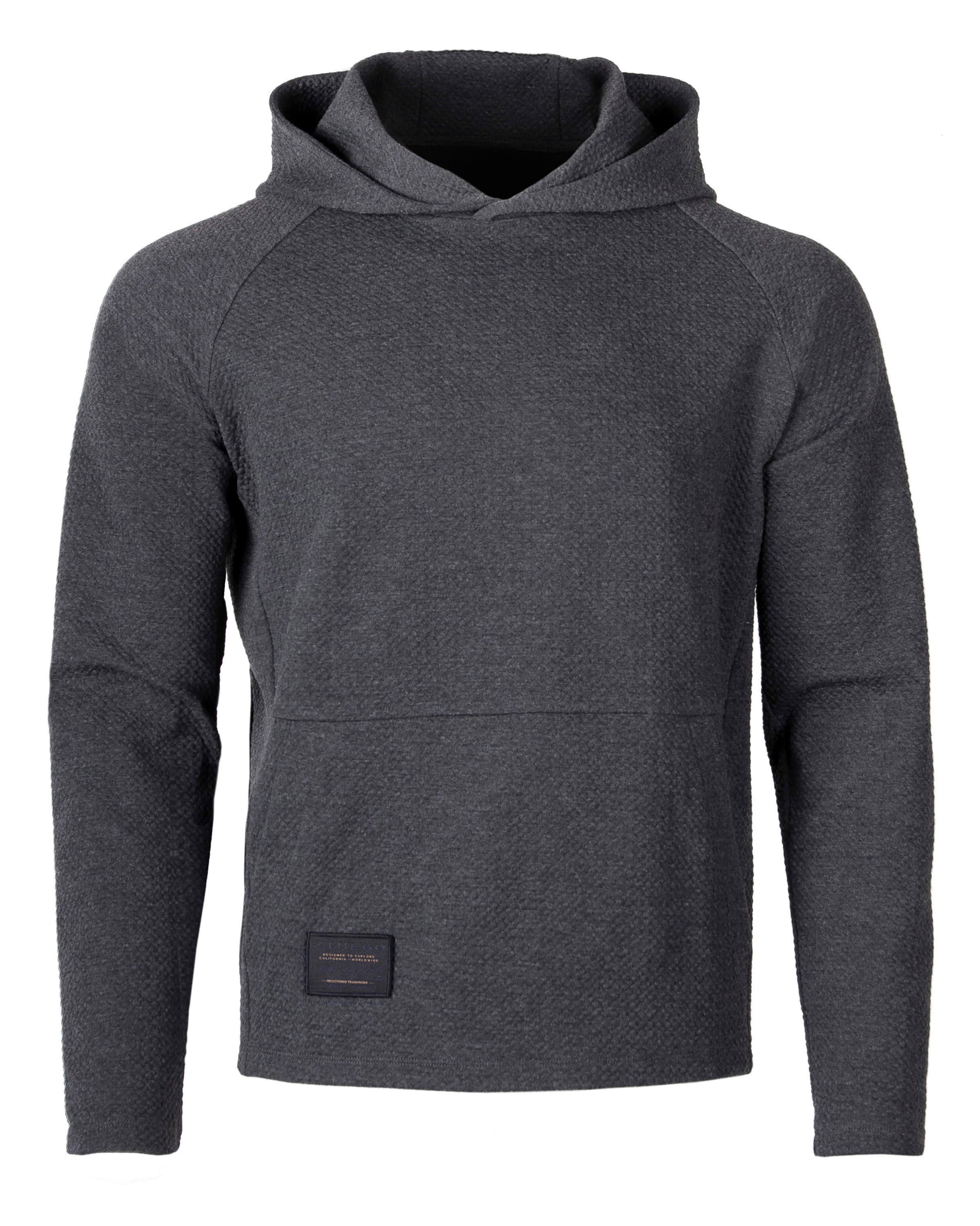 ZIMEGO Men's Slim Roadtripper Pullover Hoodie