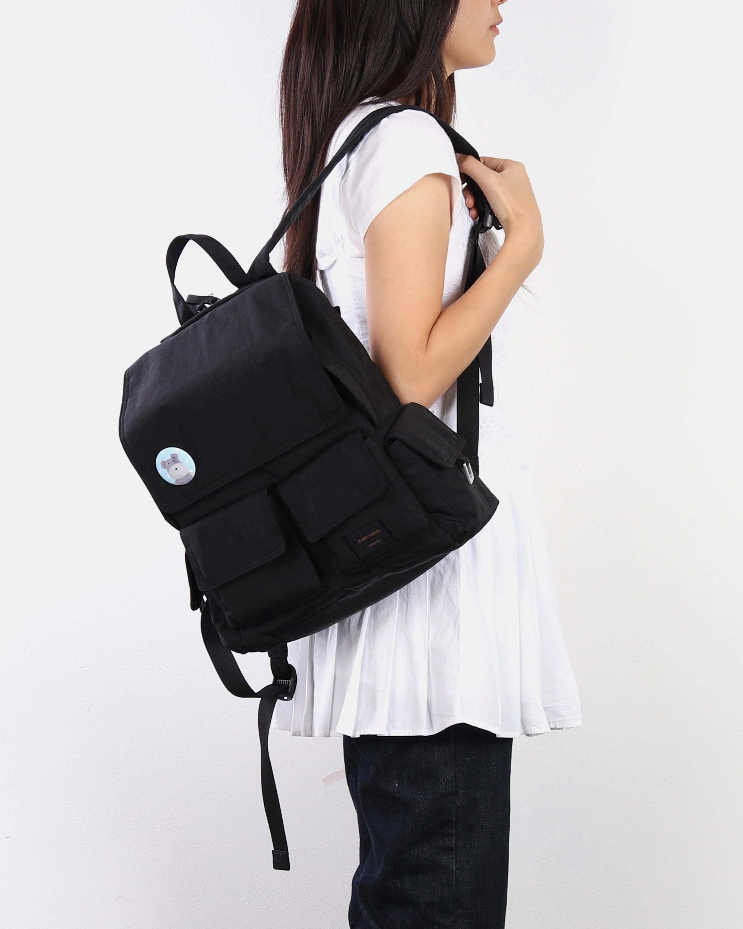 Cargo Laptop Backpack (Black)
