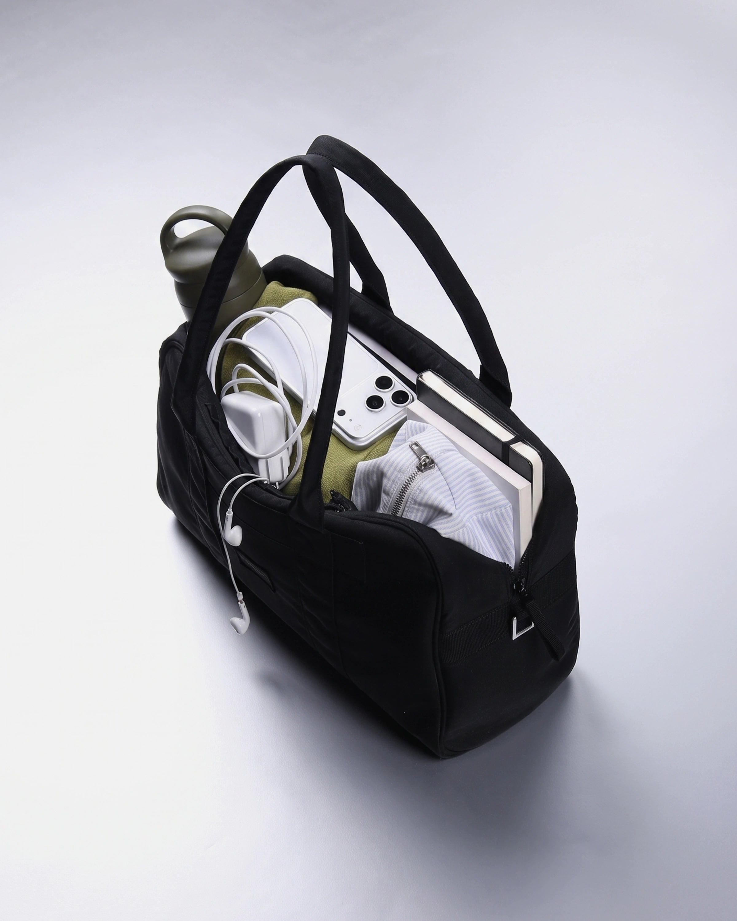 Cargo Bowler Bag (Black)