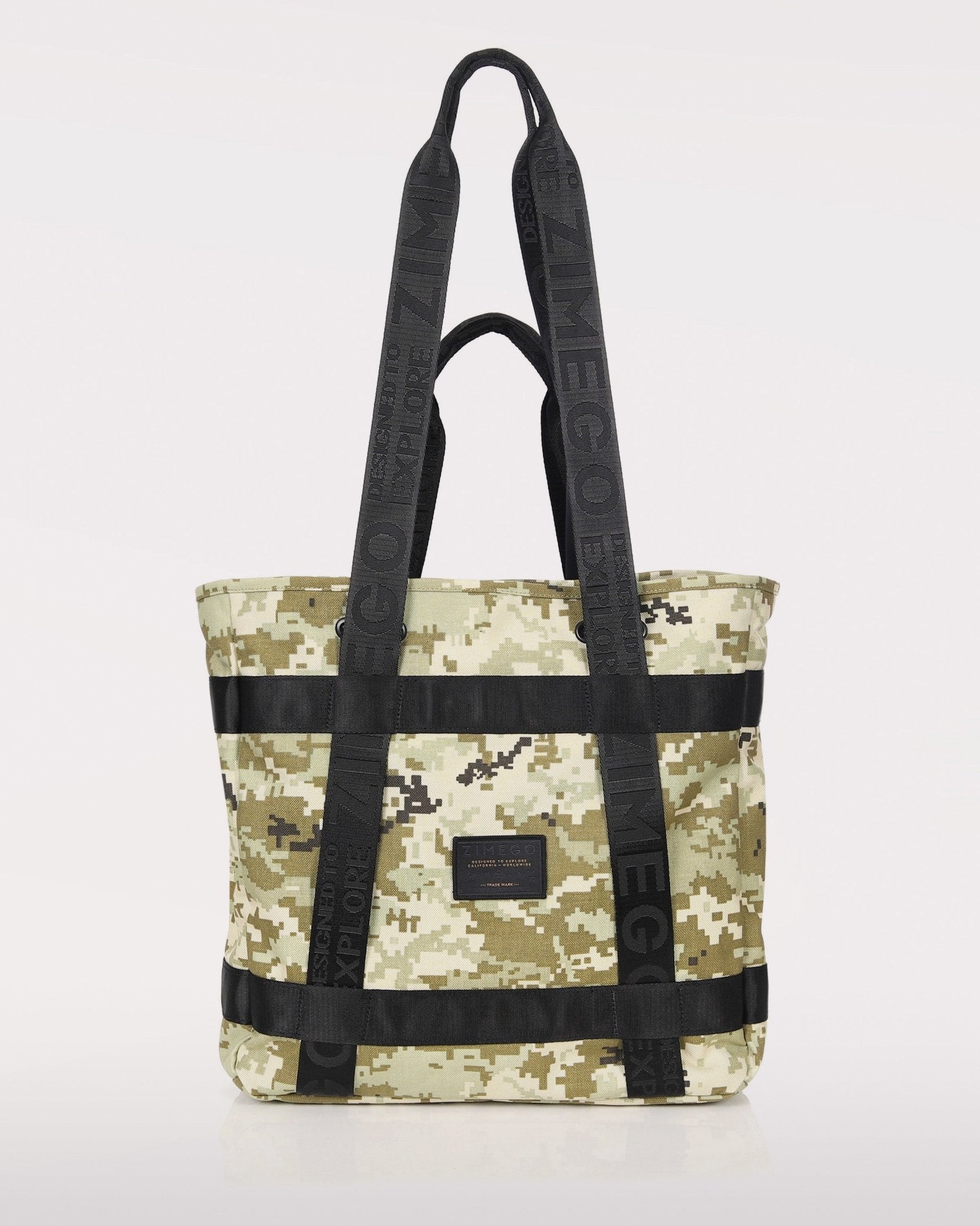 THE TWO WAY TOTE - Zimego Co. - THE TWO WAY TOTE - Unisex Tote - Camouflage -