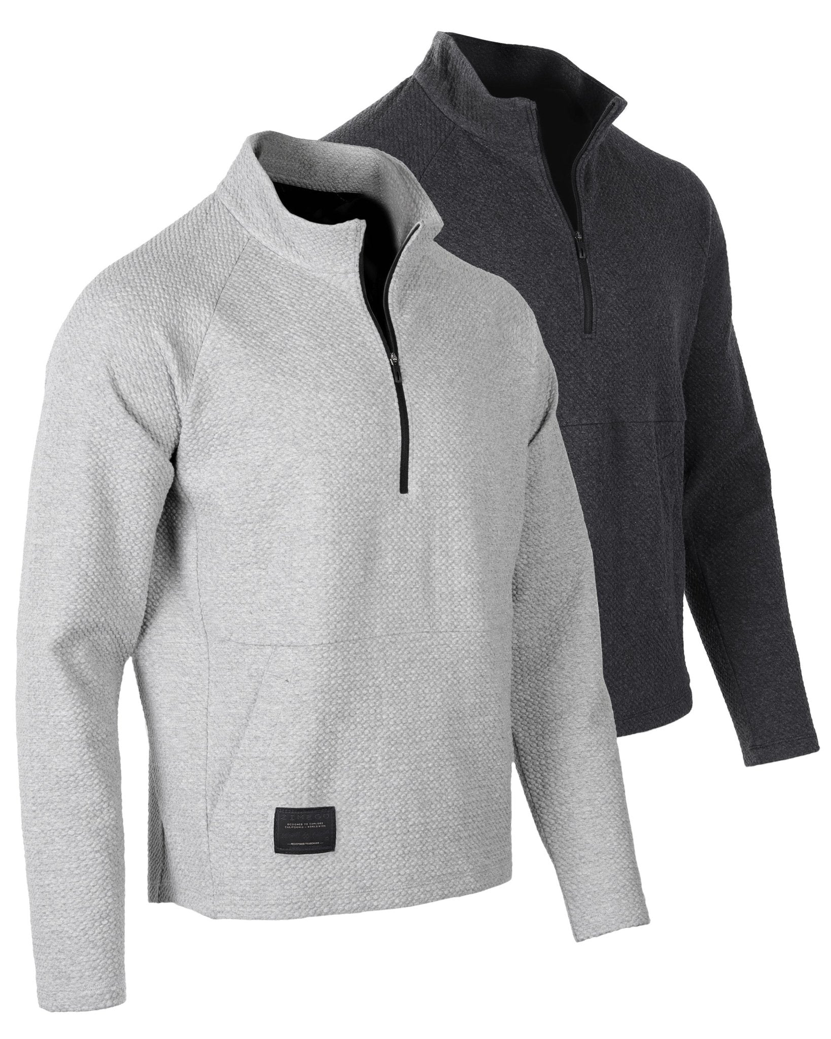 ZIMEGO Men's Slim Roadtripper Half Zip Pullover Sweatshirt - Zimego Co.ZIMEGO Men's Slim Roadtripper Half Zip Pullover SweatshirtLong Sleeve Sweatshirt