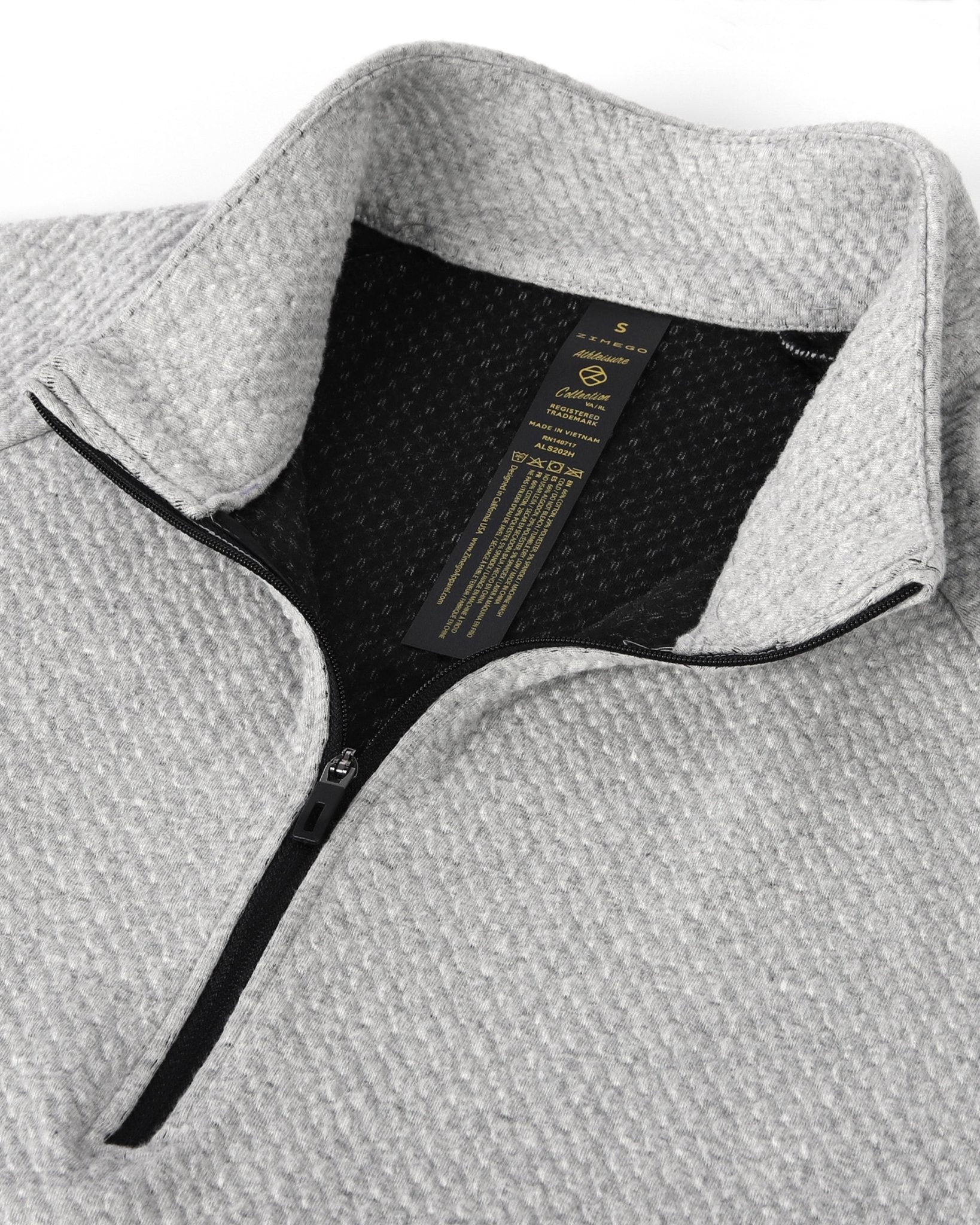 ZIMEGO Men's Slim Roadtripper Half Zip Pullover Sweatshirt - Zimego Co.ZIMEGO Men's Slim Roadtripper Half Zip Pullover SweatshirtLong Sleeve Sweatshirt