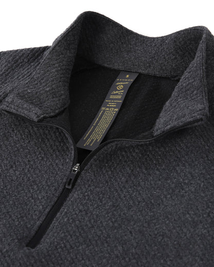 ZIMEGO Men's Slim Roadtripper Half Zip Pullover Sweatshirt