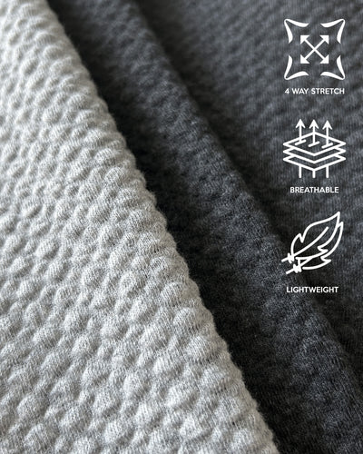 Slim Roadtripper Half Zip Pullover Sweatshirt (Heather Grey)