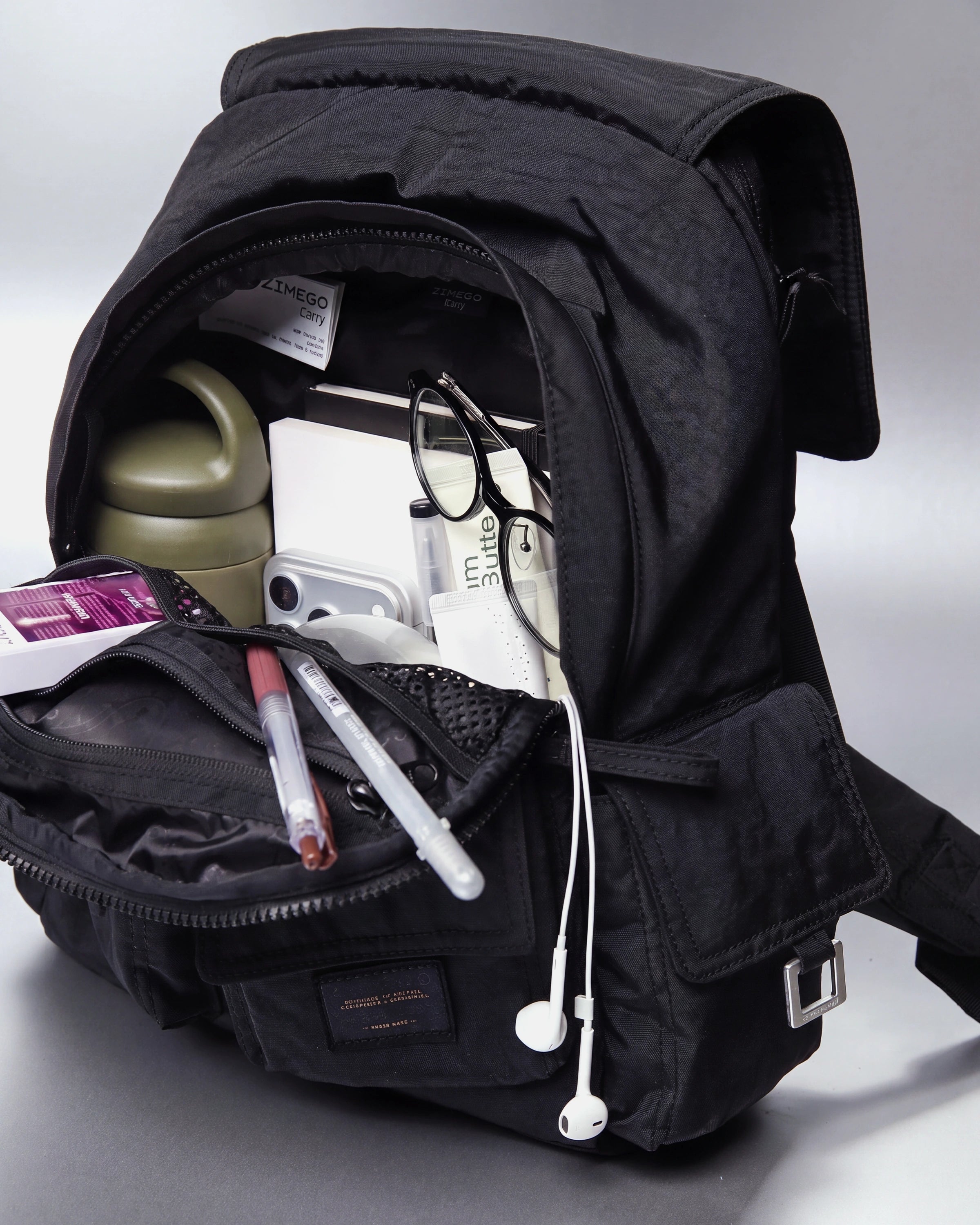 Cargo Laptop Backpack (Black)