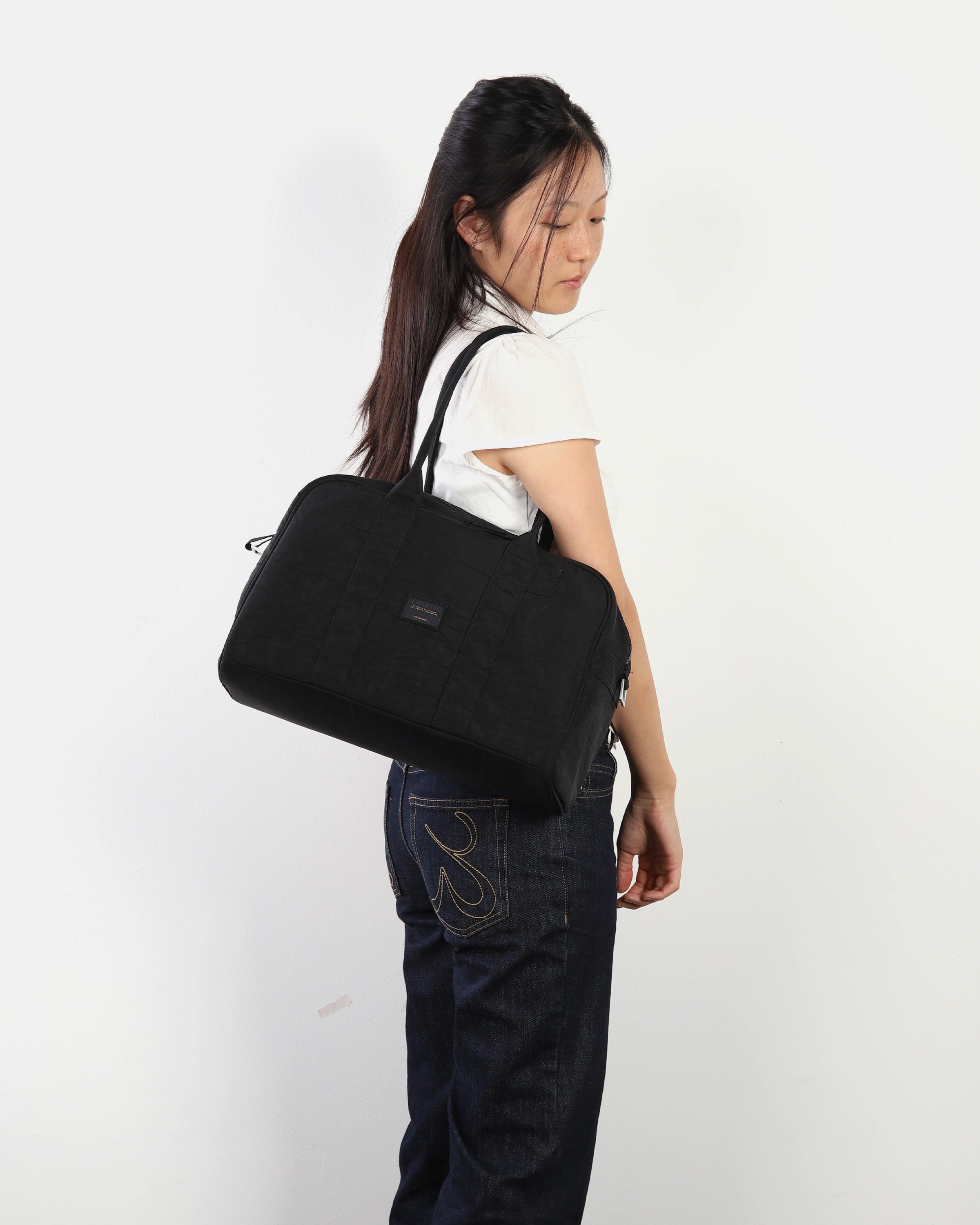 Cargo Bowler Bag (Black)