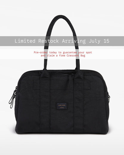 Cargo Bowler Bag - Pre-Order (Black) - Zimego Co.Cargo Bowler Bag - Pre-Order (Black)Duffel