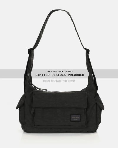 THE CARGO PACK (Black Pre-order) - Zimego Co.THE CARGO PACK (Black Pre-order)Crescent Bag