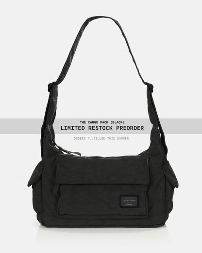 THE CARGO PACK (Black Pre-order) - Zimego Co.THE CARGO PACK (Black Pre-order)Crescent Bag