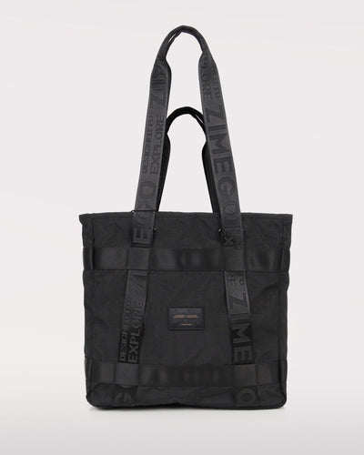 THE TWO WAY TOTE - Zimego Co. - THE TWO WAY TOTE - Unisex Tote - Black -