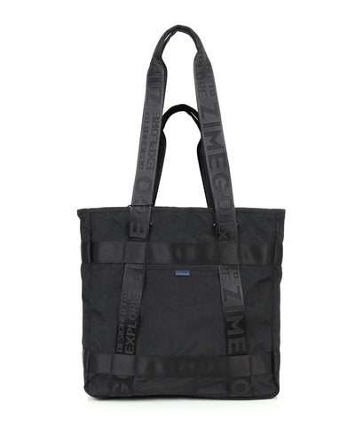 THE TWO WAY TOTE - Zimego Co. - THE TWO WAY TOTE - Unisex Tote - Black -