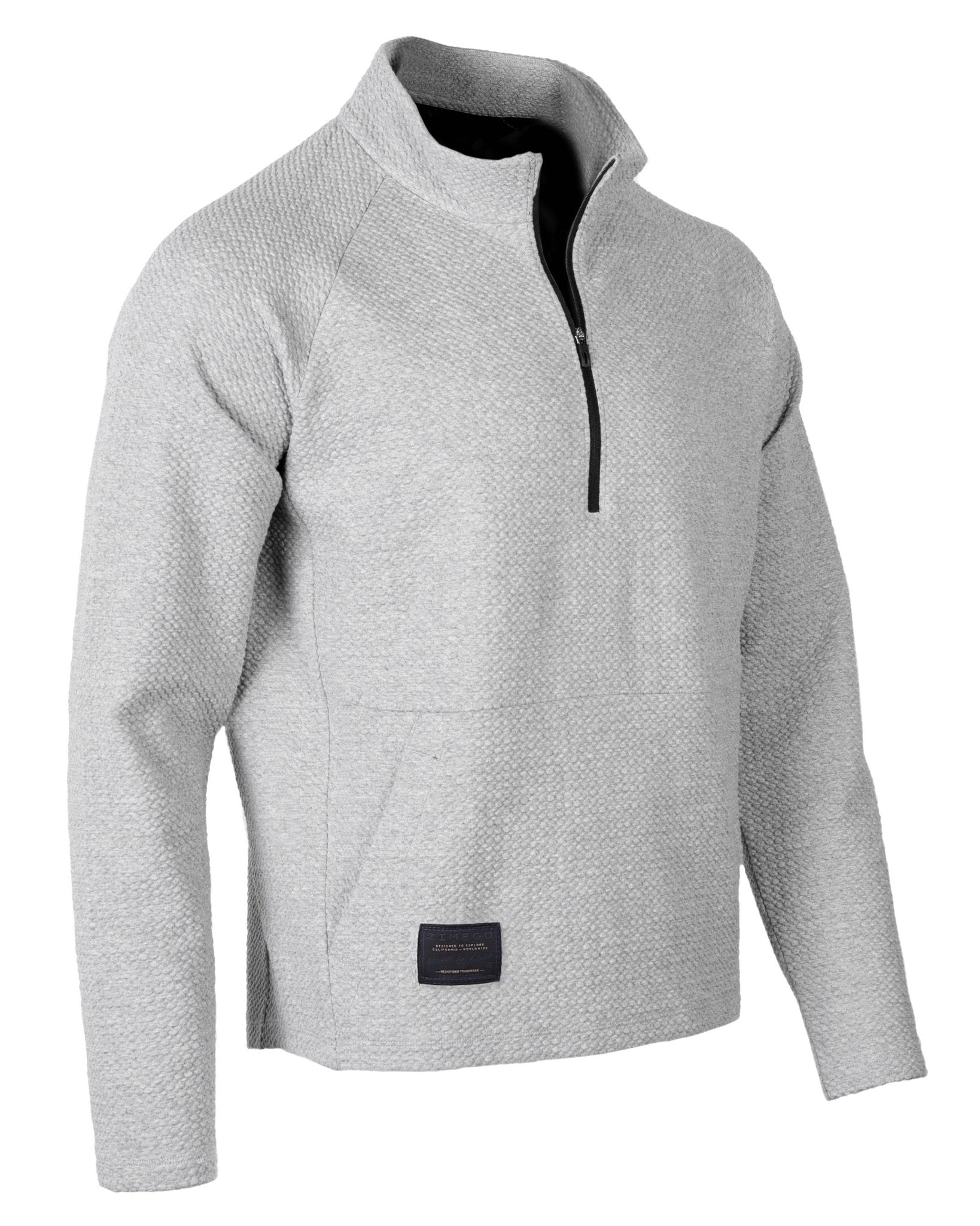 ZIMEGO Men's Slim Roadtripper Half Zip Pullover Sweatshirt - Zimego Co.ZIMEGO Men's Slim Roadtripper Half Zip Pullover Sweatshirt Long Sleeve Sweatshirt