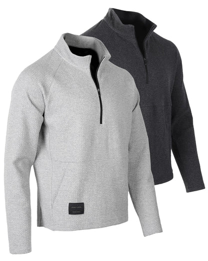 ZIMEGO Men's Slim Roadtripper Half Zip Pullover Sweatshirt - Zimego Co.ZIMEGO Men's Slim Roadtripper Half Zip Pullover Sweatshirt Long Sleeve Sweatshirt